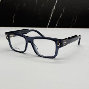 NEW CD DIAMONDO S3I 3000 DIOR SQUARE BLUE GREY EYEGLASSES DIOR